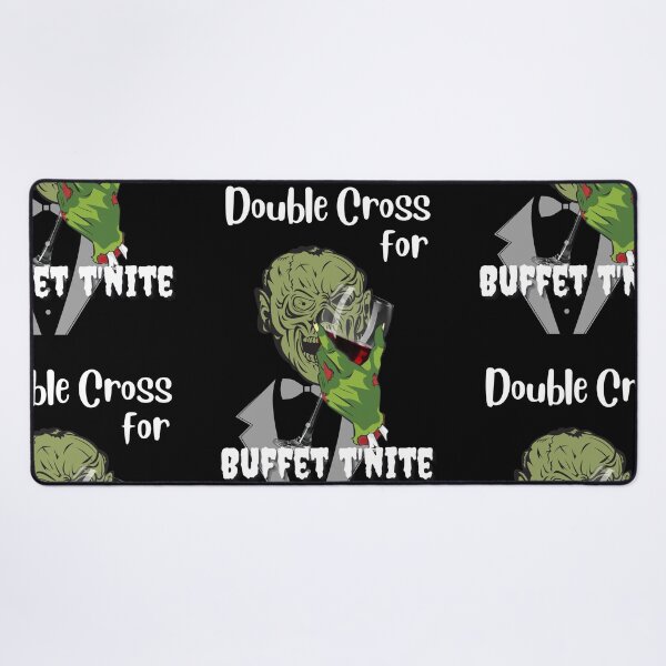Item preview, Double Cross For Buffet Tonight Zombie Lady And Gentleman designed and sold by Wehavefun.