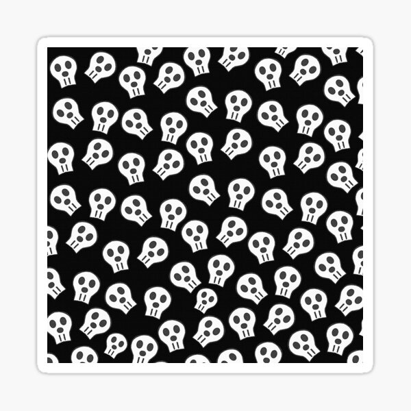"cute halloween outfits, childlike skull patterns" Sticker for Sale by KireiLily Redbubble