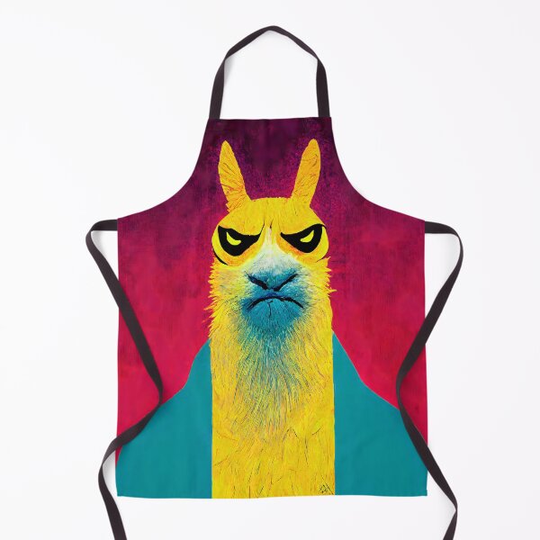 Item preview, Drama Llama Pop Art 6 designed and sold by AiBroughtToLife.