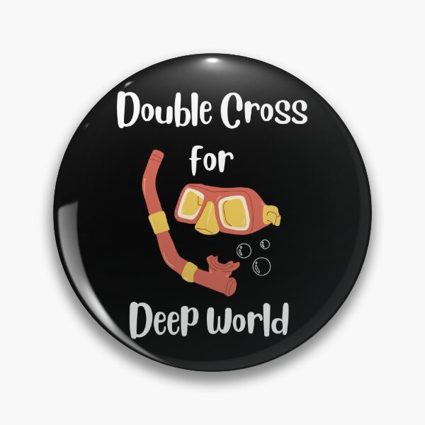 Item preview, Double Cross For Deep World Diving Ocean designed and sold by Wehavefun.