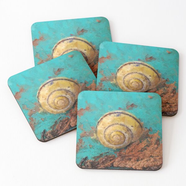 Item preview, Turquoise Yellow Shell designed and sold by werdantem.