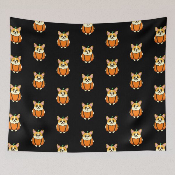 Item preview, Halloween Corgi Pumpkin Costume Retro Colorful designed and sold by betternotes.