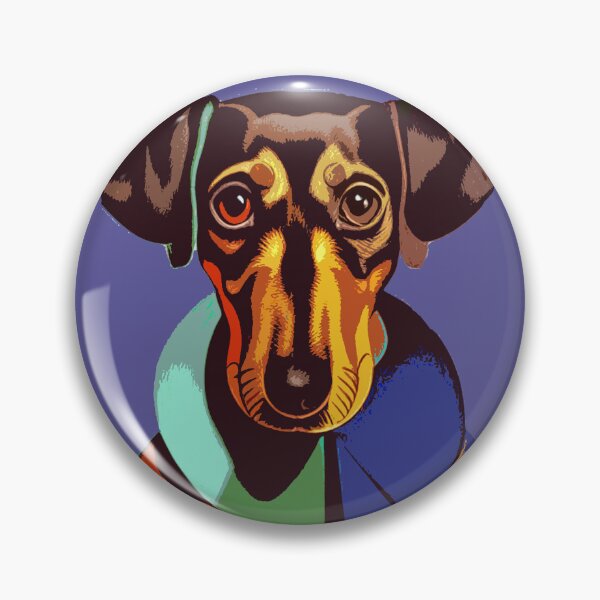 Item preview, Funny Cool Dachshund Dog Cubism Art designed and sold by Nature's Fancy.