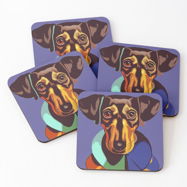 Item preview, Funny Cool Dachshund Dog Cubism Art designed and sold by Nature's Fancy.