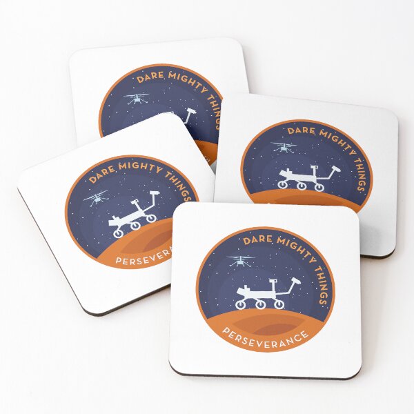 Item preview, Perseverance Rover Mars Night Silhoutte Homage Patch for Small items designed and sold by Markadesign.