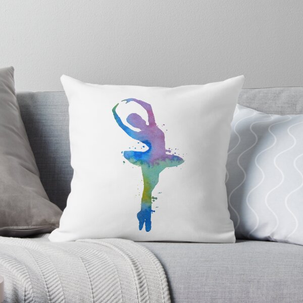 Ballet dancer Throw Pillow