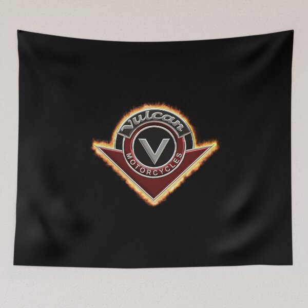 Item preview, Vulcan VN Motorcycles Logo 2 Flames designed and sold by Vulcan-VN.