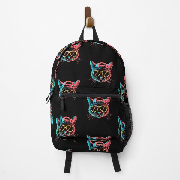 Item preview, Hiphop Cat Snapback Retro Colorful Kitten designed and sold by betternotes.