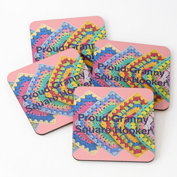 Item preview, Proud Granny Square Hooker designed and sold by LeJeuneGifts.