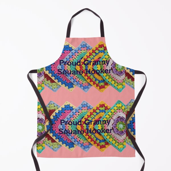 Item preview, Proud Granny Square Hooker designed and sold by LeJeuneGifts.