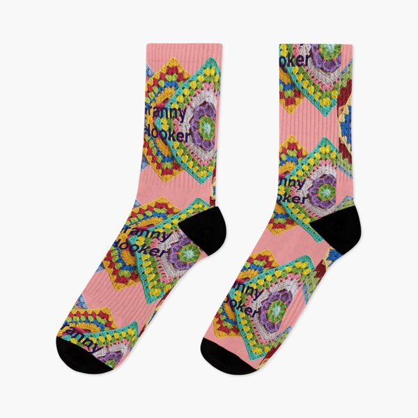 Item preview, Proud Granny Square Hooker designed and sold by LeJeuneGifts.