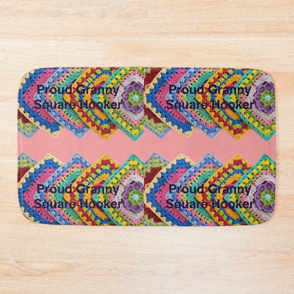 Item preview, Proud Granny Square Hooker designed and sold by LeJeuneGifts.