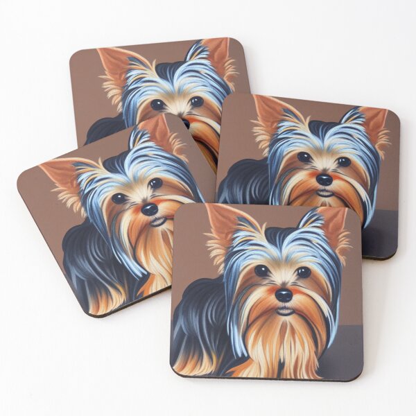 Item preview, Funny Cool Yorkshire Terrier Dog Art designed and sold by Nature's Fancy.