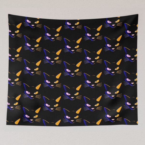 Item preview, Horror Black Cat Retro Colorful designed and sold by betternotes.