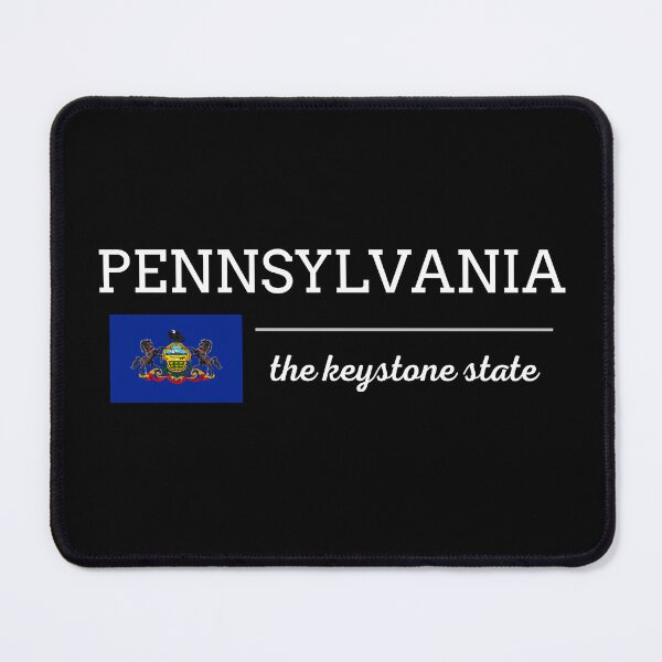 Item preview, Pennsylvania State with Flag, the Keystone State designed and sold by philevera.