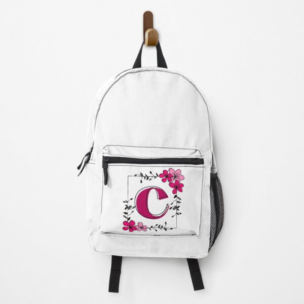Item preview, Pink Monogram C with Pink Floral Frame designed and sold by Coffee Lifestyle.