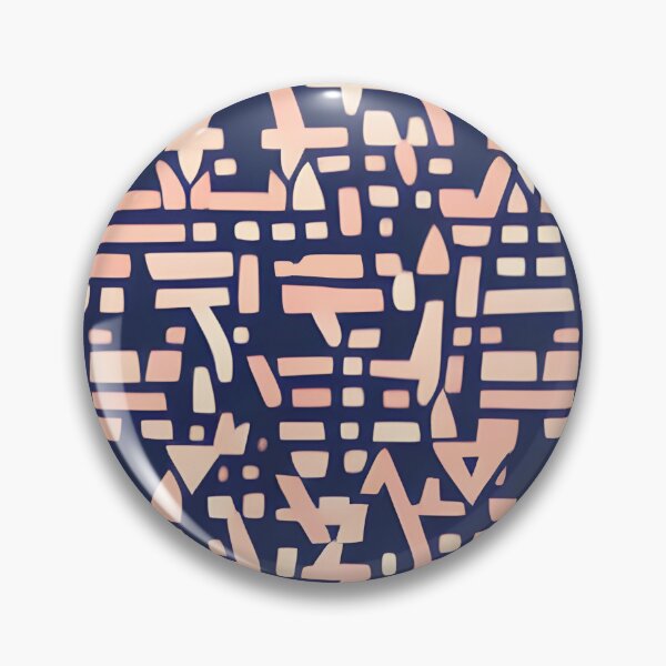 Item preview, Orange and Black Modern Geometric Pattern designed and sold by Evolvity.