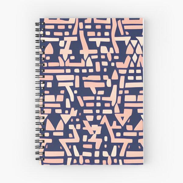 Item preview, Orange and Black Modern Geometric Pattern designed and sold by Evolvity.