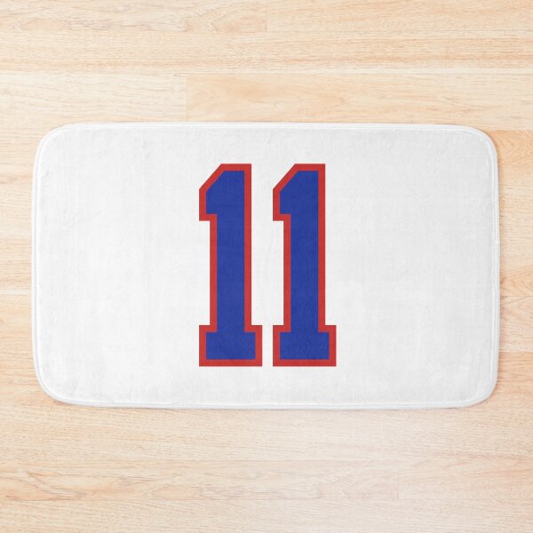 Item preview, Number 11 blue red sports jersey eleven designed and sold by LoveIsColorful.