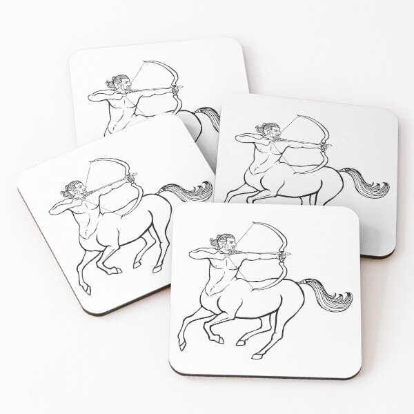 Item preview, Centaur line art designed and sold by BeccaDoodles.