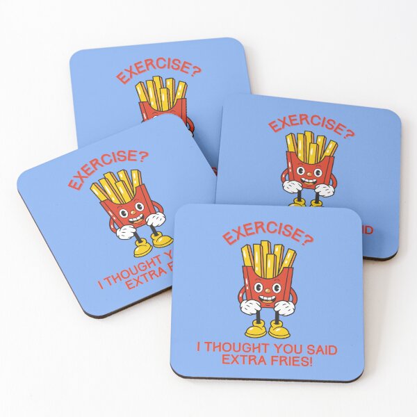 Item preview, Extra Fries not Exercise designed and sold by Sam-TDesigns.