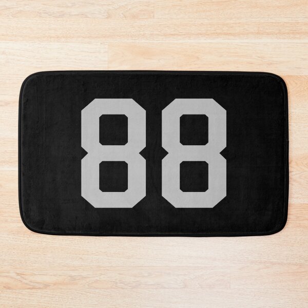 Item preview, Number 88, grey on black sports jersey number eighty eight designed and sold by LoveIsColorful.