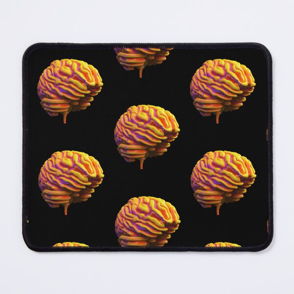 Item preview, Neon Brain Realistic Retro Science Colorful designed and sold by betternotes.