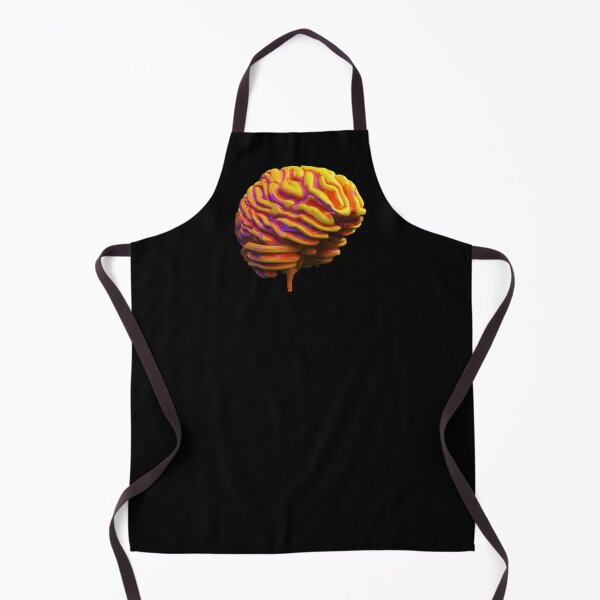 Item preview, Neon Brain Realistic Retro Science Colorful designed and sold by betternotes.