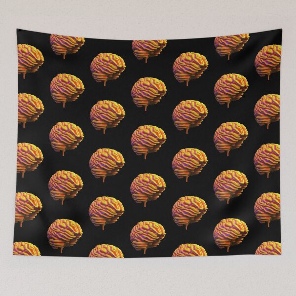 Item preview, Neon Brain Realistic Retro Science Colorful designed and sold by betternotes.