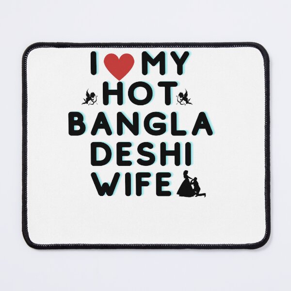 Item preview, I Love My HOT Bangladeshi Wife - Cute Bangladesh Couples Romantic Love T-Shirts & Stickers Sticker designed and sold by zakstore12.