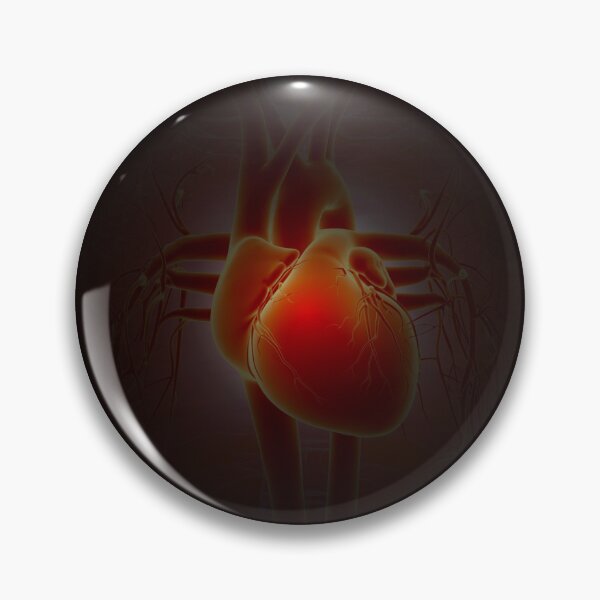 Item preview, Realistic drawing of the red heart inside the body designed and sold by st0n0ga.