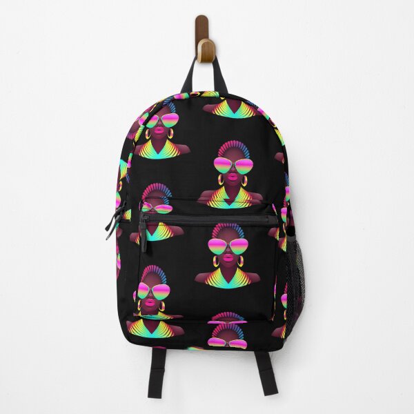 Item preview, Retro African Woman Beautiful Pink Neon Black History Colorful designed and sold by betternotes.