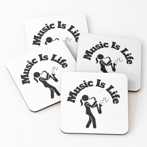 Item preview, Playing Saxophone.  Music is Life. designed and sold by Marvett-World.