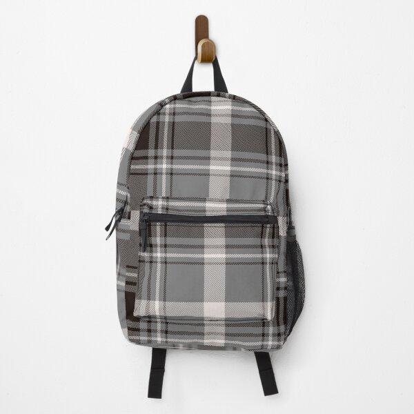 Aperçu de l'œuvre Plaid tartan noir et gris | Design à rayures moderne et unique créée et vendue par TheWalnut.