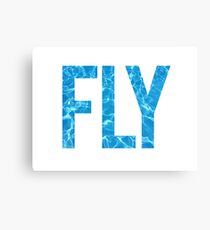 Swim Fly Canvas Print