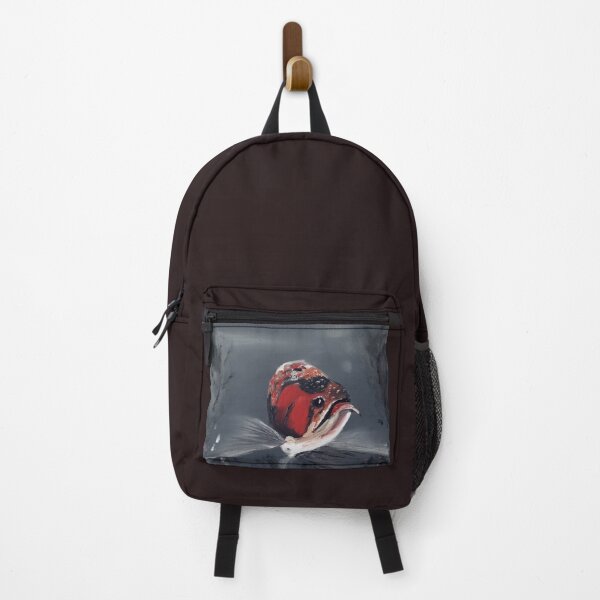 Vista previa del artículo con la obra «pescado rojo», diseñado y vendido por reyhanartstudio.