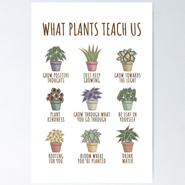 Item preview, What plants teach us designed and sold by OwnDesignOnline.