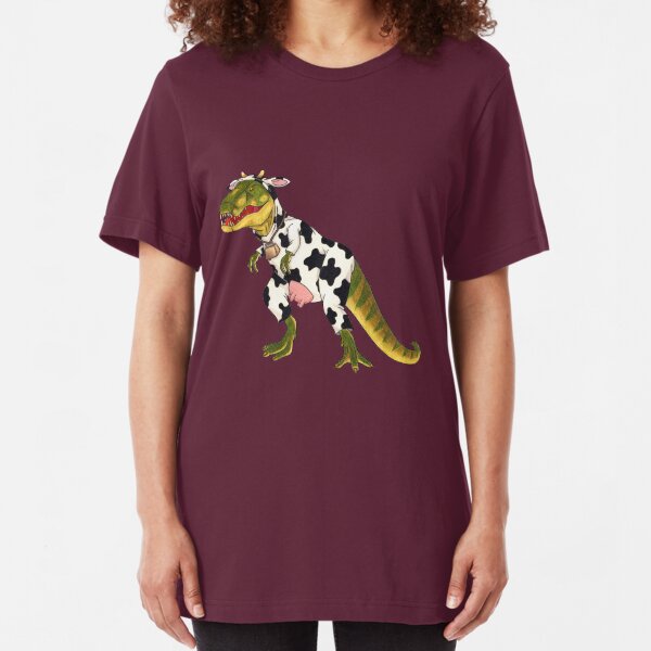 Don't Moo! She Can't See Us If We Don't Moo. Slim Fit T-Shirt