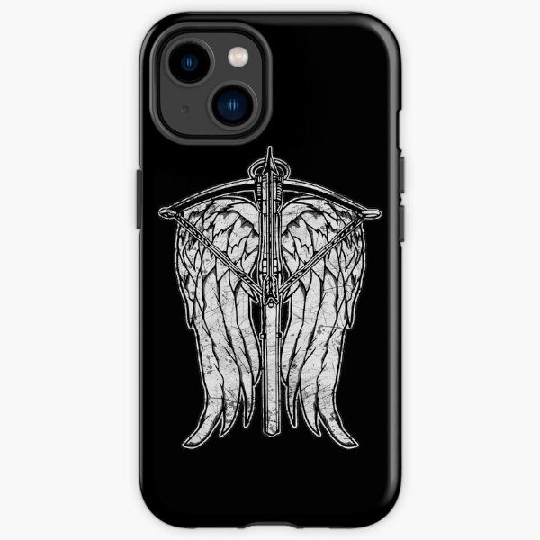 Angel Wings and Crossbow (Dirty) iPhone Tough Case
