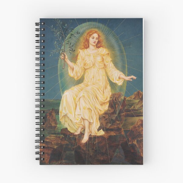 Item preview, Lux in Tenebris | Evelyn de Morgan | 1895 Pre-Raphaelite Art designed and sold by CJET.