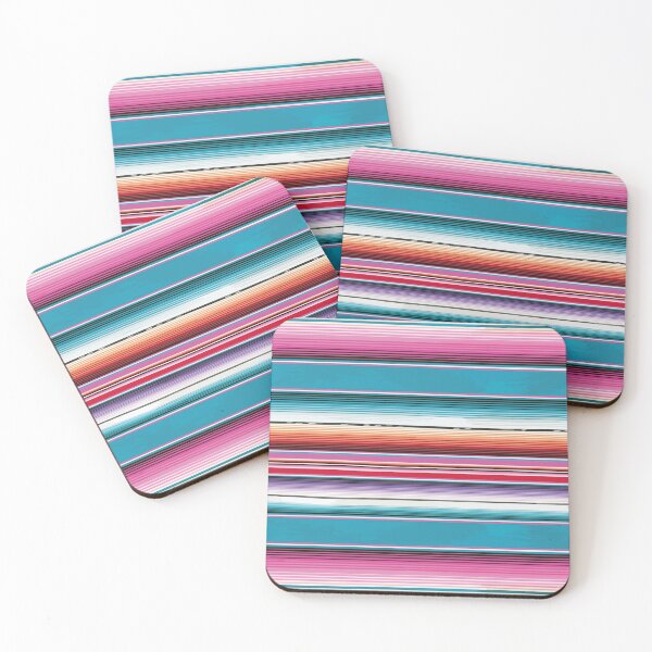 Item preview, Sarape saltillo mexican blanket vibrant pastel pink cute southwest modern serape designed and sold by T-Mex.