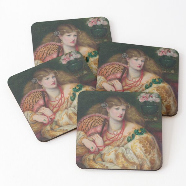 Item preview, Monna Vanna | After Dante Gabriel Rossetti | 1880 Pre-Raphaelite Art designed and sold by CJET.