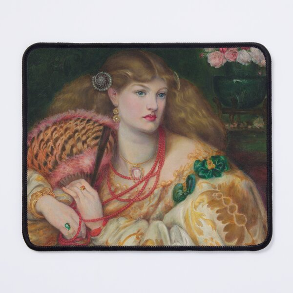 Item preview, Monna Vanna | After Dante Gabriel Rossetti | 1880 Pre-Raphaelite Art designed and sold by CJET.
