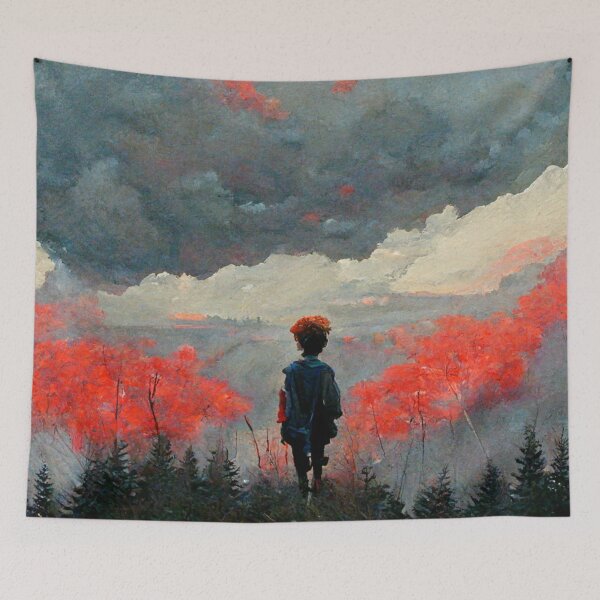 Item preview, Boy in Woods Hills designed and sold by ekarib.