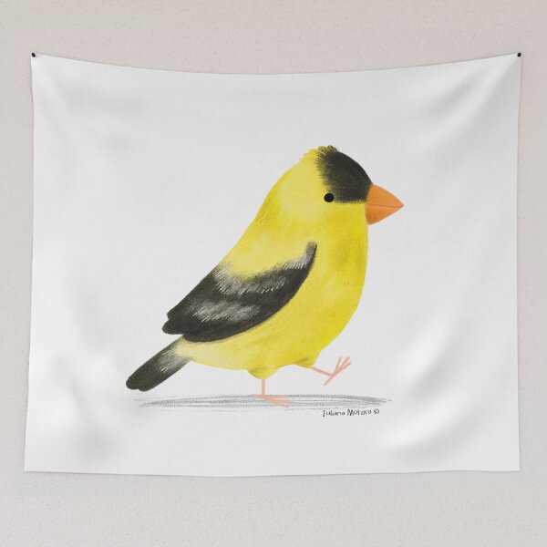 Item preview, American Goldfinch Bird designed and sold by julianamotzko.