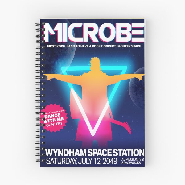 Item preview, Microbe- Space Rock Concert Poster designed and sold by Amire Designs.