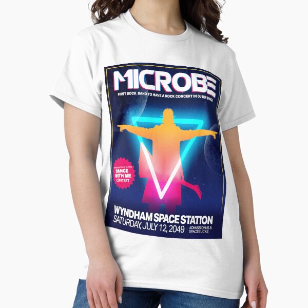 Item preview, Microbe- Space Rock Concert Poster designed and sold by Amire Designs.
