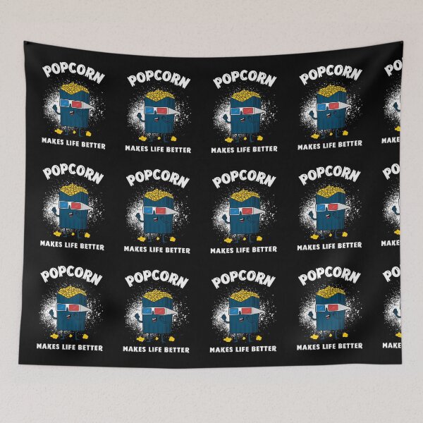 Item preview, POPCORN MAKES LIFE BETTER!! designed and sold by MJ96-PRO.