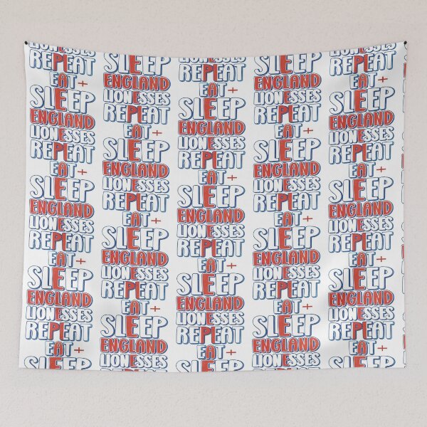 Item preview, Eat Sleep England Lionesses Repeat     designed and sold by TeelightfulCo.