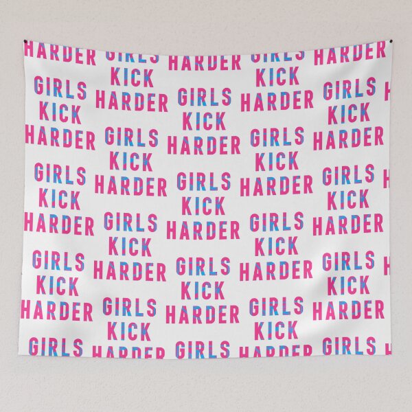 Item preview, England Heraldic Three Lions Girls Kick Harder Football     designed and sold by TeelightfulCo.